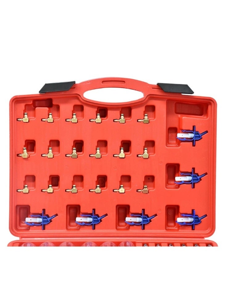 Diesel Injector Leak Back Tester Kit - Flow Test Set with Adapters for Bosch, Delphi, Denso, Siemens Common Rail - Image 5
